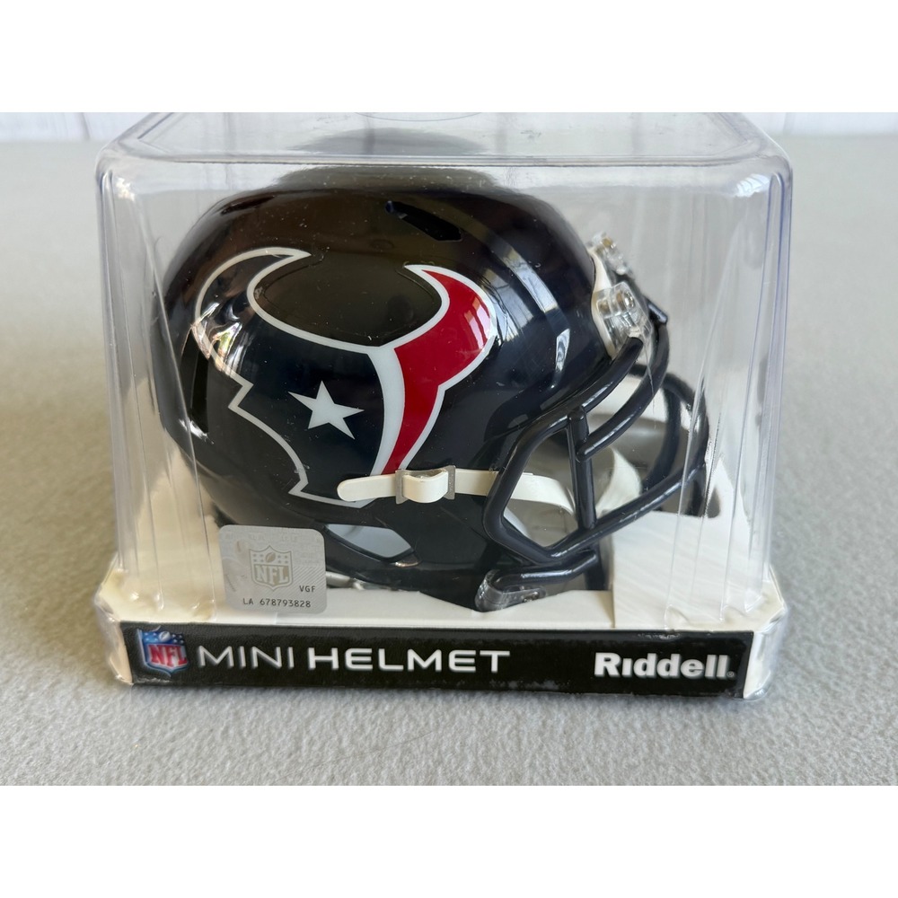 Houston Texans Riddell Speed Mini Helmet NFL Football Collectible New in Box